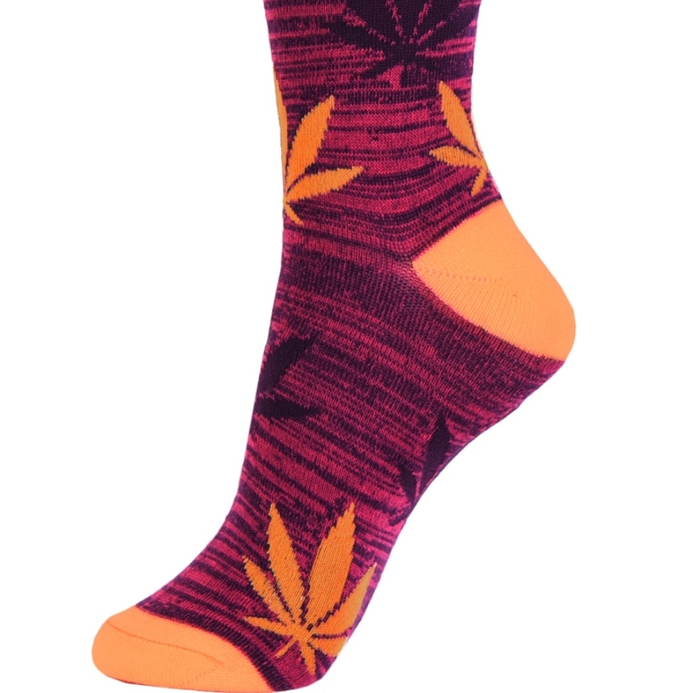 WOMEN'S LEAF CREW SOCKS 2 PACK